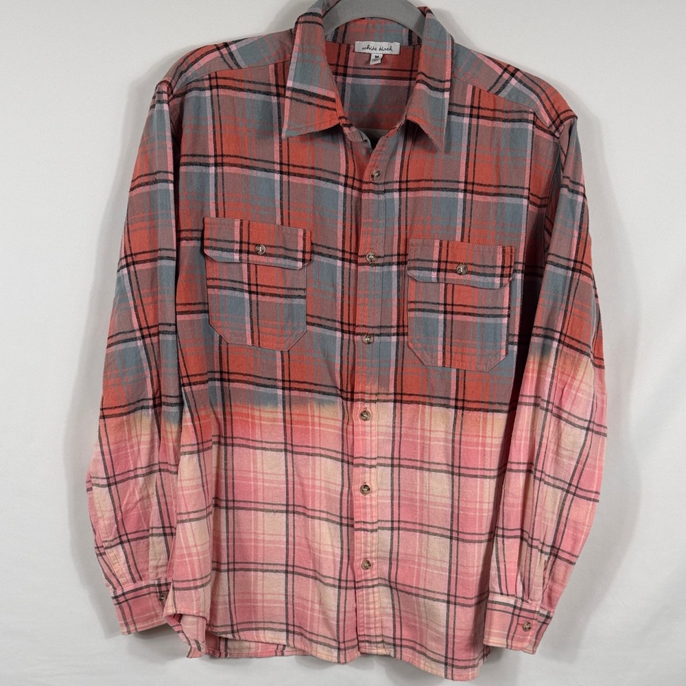White Birch Women's Plaid Button Down Flannel Shirt. Size M. Pit to pit:‎ 23.5”